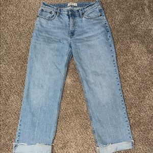 Abercrombie & Fitch Classic Blue Baggy Low Rise